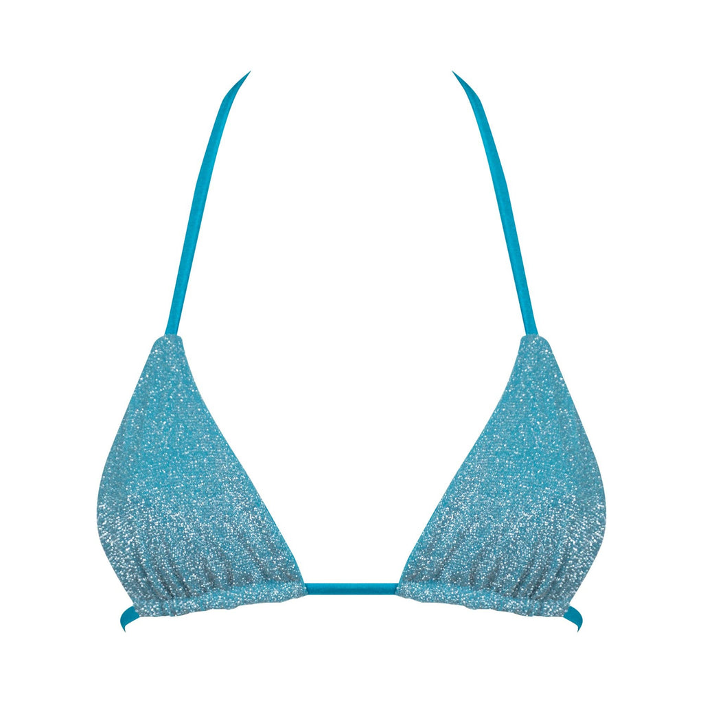 Panarea Lurex Aqua Top by Be Queeny