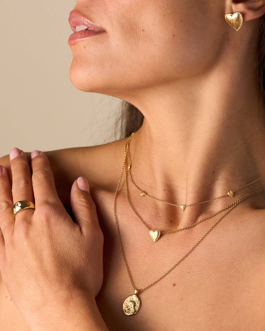 Amori Necklace | Jewelry Gold Gift Waterproof by Agapée Jewelry