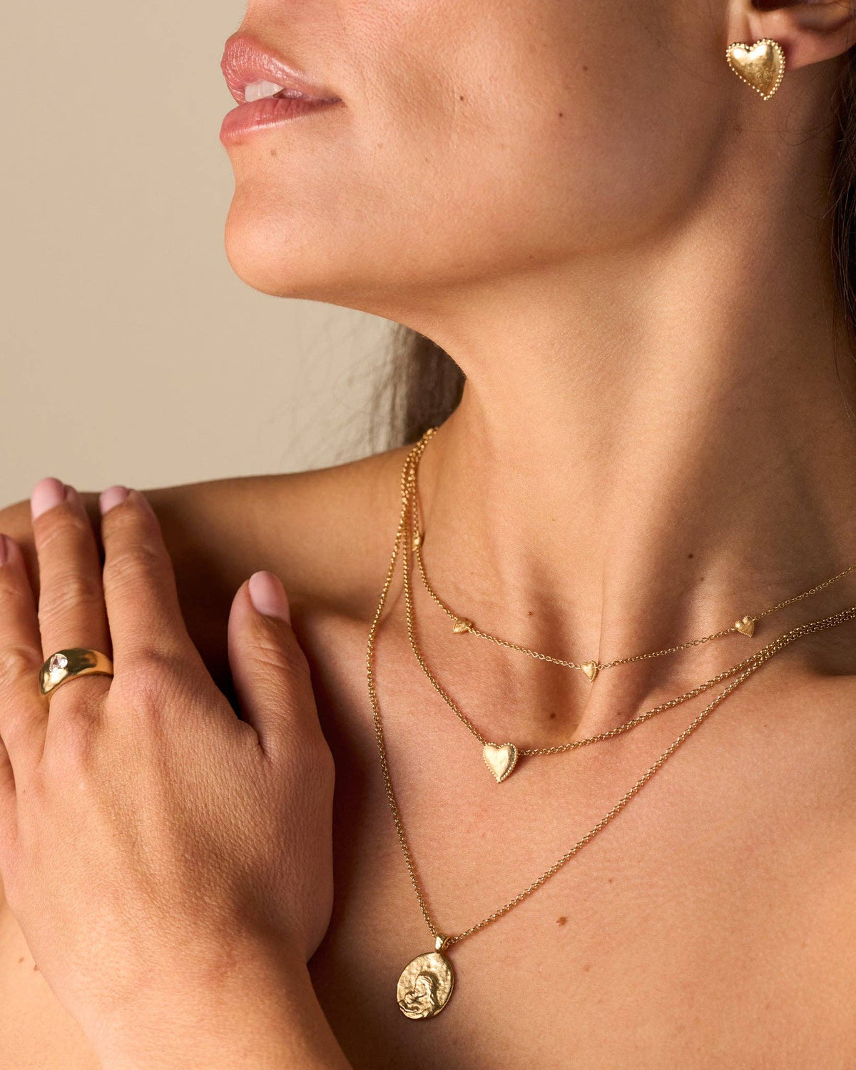 Amori Necklace | Jewelry Gold Gift Waterproof by Agapée Jewelry
