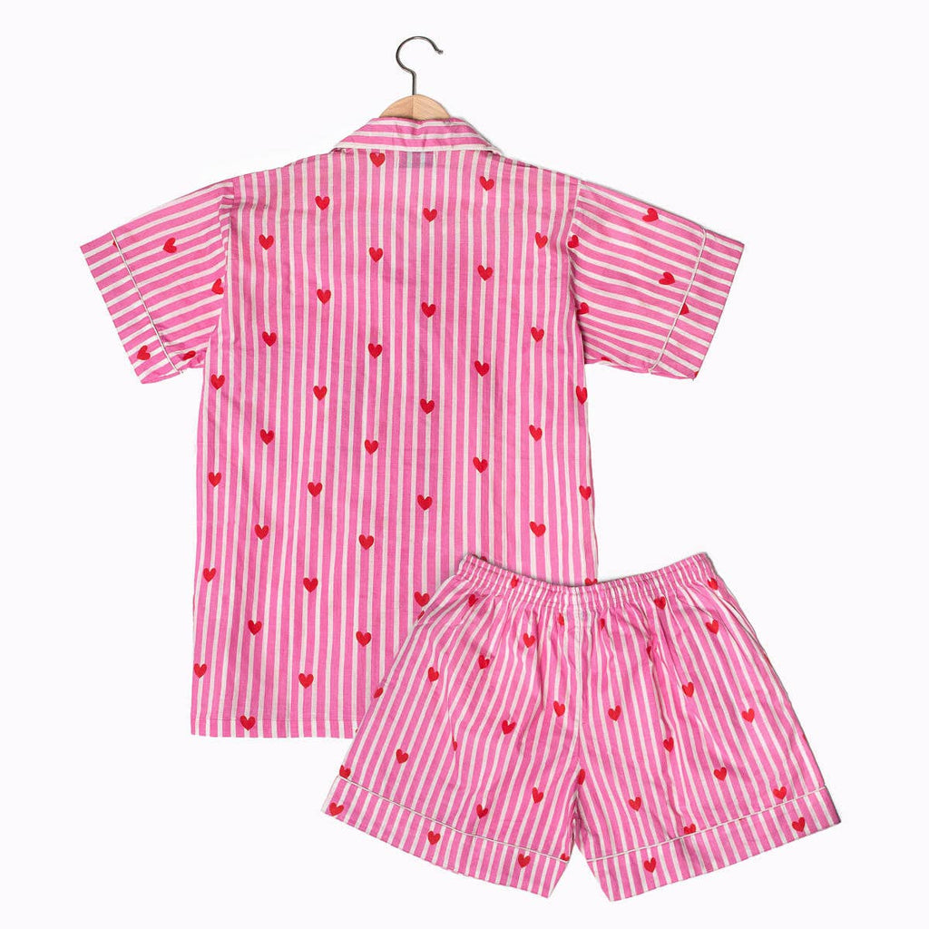 Short Pajamas "Love Edition" Pink by kikooni