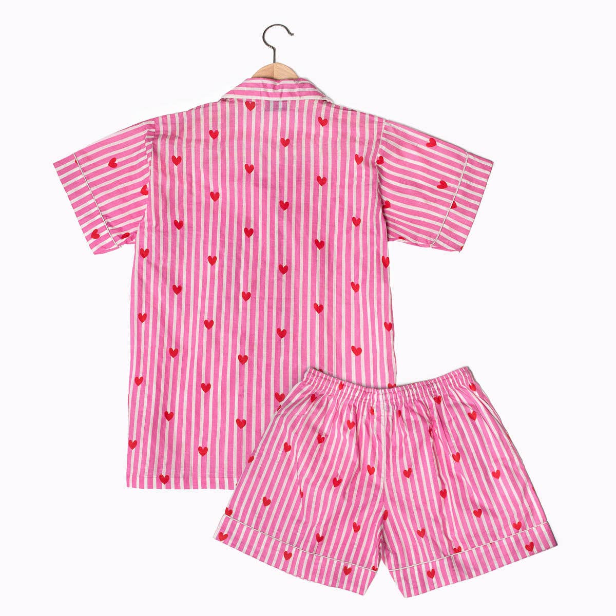 Short Pajamas "Love Edition" Pink by kikooni