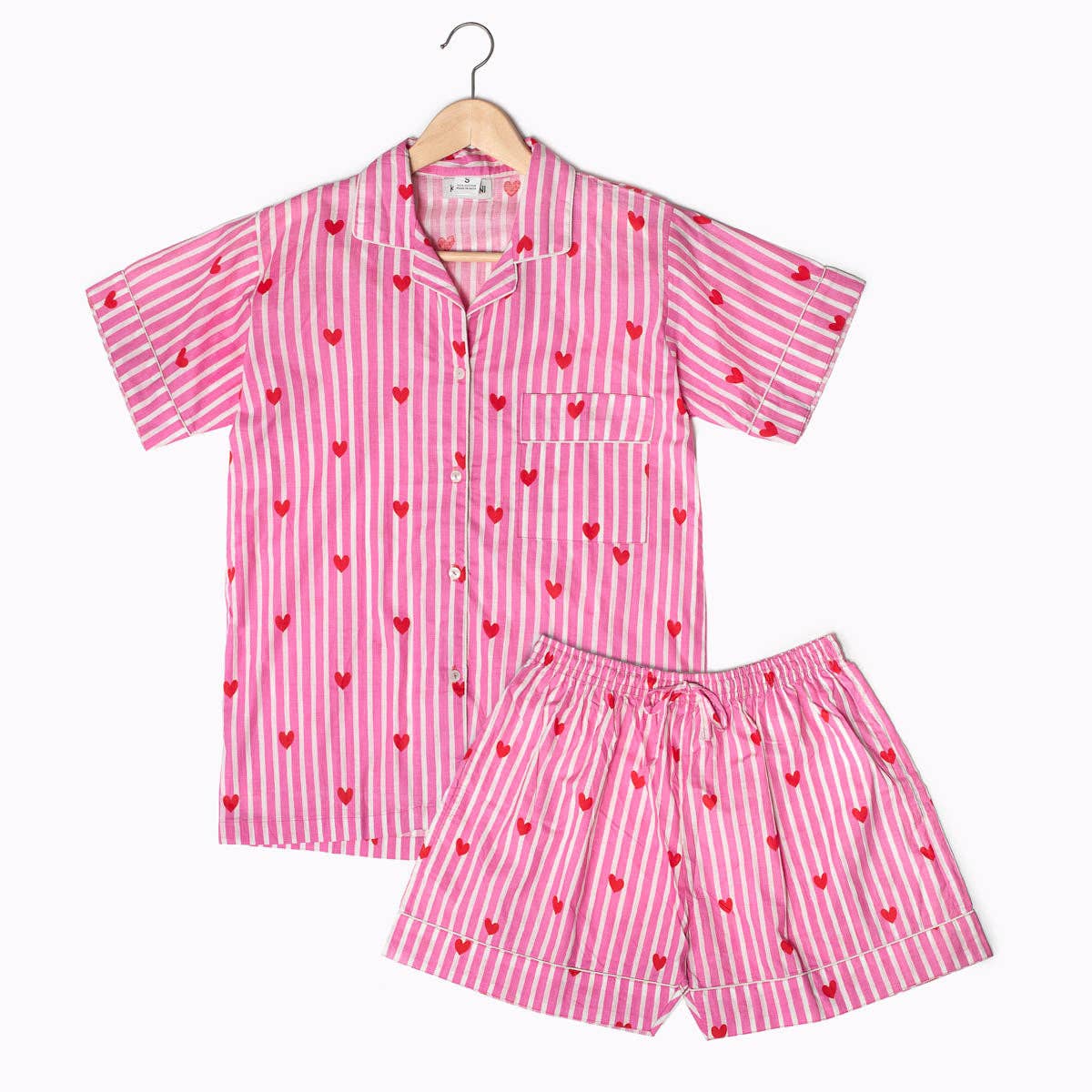 Short Pajamas "Love Edition" Pink by kikooni