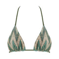 Panarea Geometric Green Top by Be Queeny