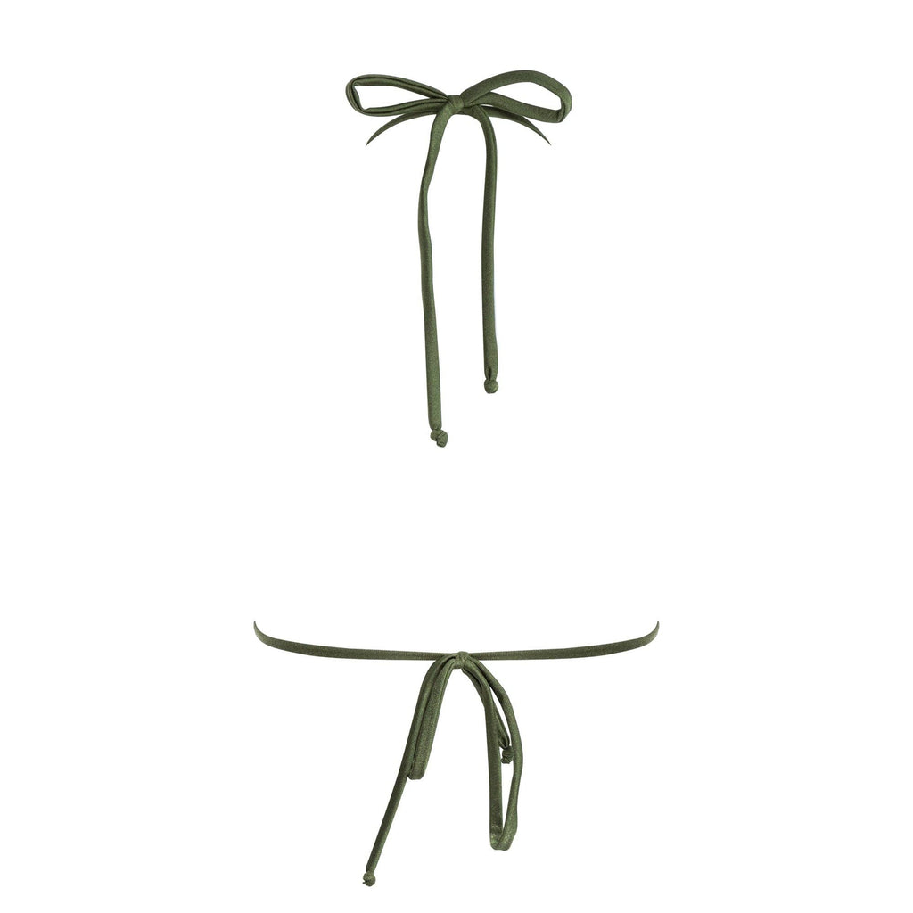 Panarea Geometric Green Top by Be Queeny